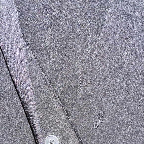 Athleta Romper Shorts Small Black Pockets Front Tie GUC - Picture 4 of 6